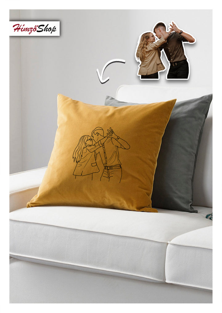 PILLOW COVER - Shared image - Line Art 