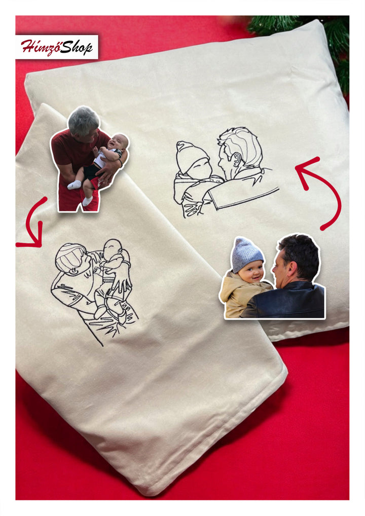 PILLOW COVER - Shared image - Line Art 